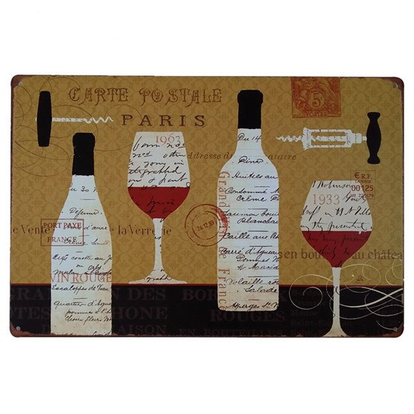 placa publicitaria de vino placa publicitaria de vino