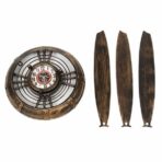 reloj de pared avion de helice