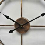 reloj metal industrial