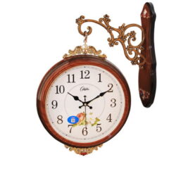 reloj de pared doble vintage