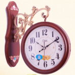 reloj de pared doble vintage
