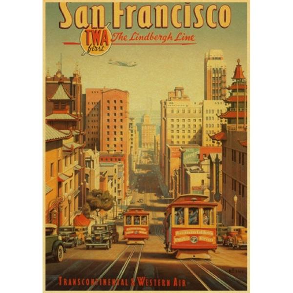 affichage-vintage-san-francisco affichage vintage san francisco