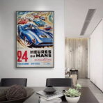 affiche 24 heures du mans vintage