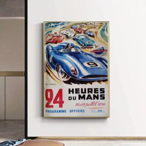 affiche 24 heures du mans vintage