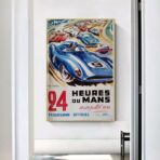 affiche 24 heures du mans vintage