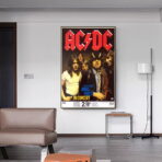affiche acdc vintage