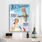 cartel aereo vintage