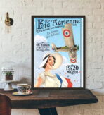 cartel aereo vintage
