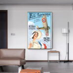 cartel aereo vintage