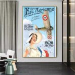 cartel aereo vintage