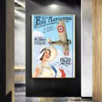cartel aereo vintage