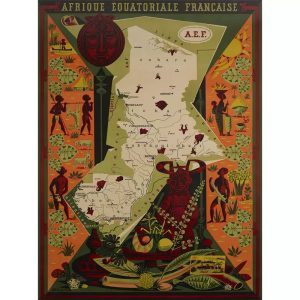 affiche afrique vintage