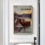 affiche aix les bains vintage