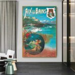 affiche aix les bains