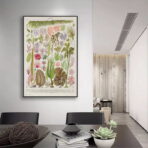 affiche algue vintage