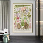 affiche algue vintage