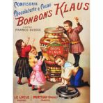 affiche alimentaire vintage