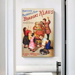 affiche alimentaire vintage