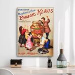 affiche alimentaire vintage