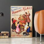 affiche alimentaire vintage