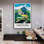 affiche alpes vintage