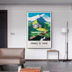 affiche alpes vintage