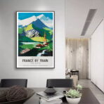 affiche alpes vintage
