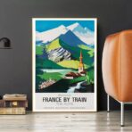 affiche alpes vintage