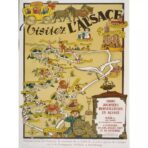 cartel vintage alsacia 1