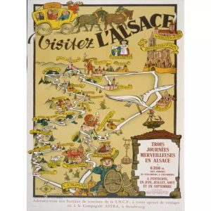 cartel vintage alsacia 1