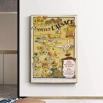 cartel vintage alsacia 1