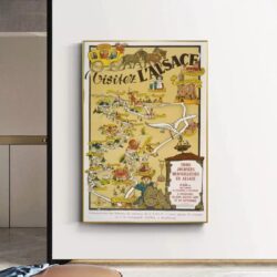 cartel vintage alsacia 1