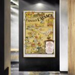 cartel vintage alsacia 1