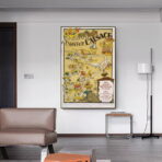 cartel vintage alsacia 1