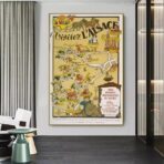 cartel vintage alsacia 1