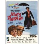 affiche americaine vintage mary poppins