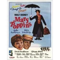 affiche americaine vintage mary poppins