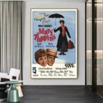 affiche americaine vintage mary poppins