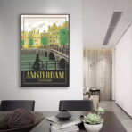 affiche amsterdam vintage