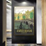 affiche amsterdam vintage