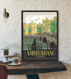 affiche amsterdam vintage
