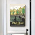 affiche amsterdam vintage