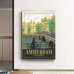 affiche amsterdam vintage