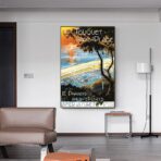 cartel antiguo le touquet paris plage