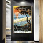 cartel antiguo le touquet paris plage