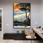 cartel antiguo le touquet paris plage