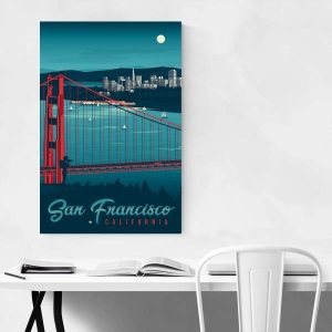 cartel antiguo san francisco