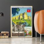 affiche angers vintage