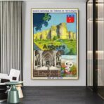 affiche angers vintage