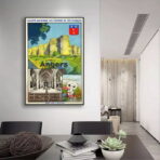 affiche angers vintage